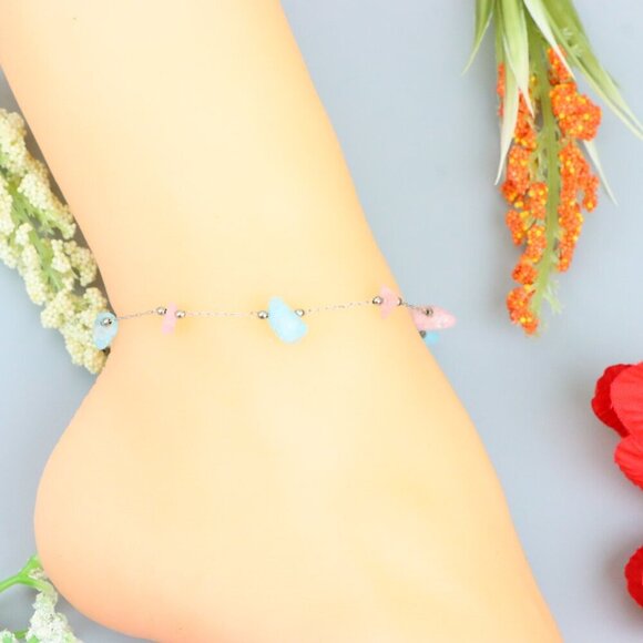 "Handmade Anklet – A Stylish Choice for Women, Thoughtful Gift Idea, EVCH1001 - Picture 11 of 11